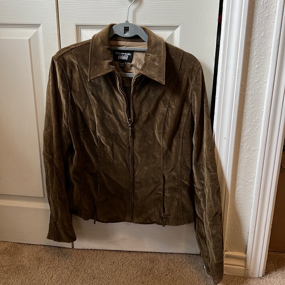 Vintage 90’s Khaki Green corduroy Jacket